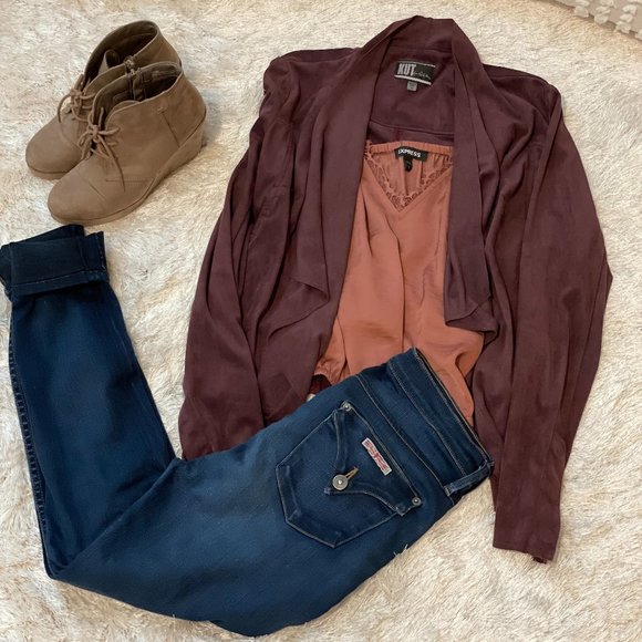 Kut from the Kloth Jackets & Blazers - Kut from the Kloth suede material moto jacket M